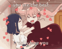 Love You Anime Hug GIF - Love You Anime Hug I Love You GIFs