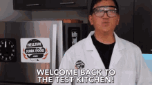 Welcome Back To The Test Kitchen Experiment Time GIF - Welcome Back To The Test Kitchen Welcome Back Experiment Time GIFs