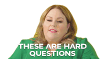These Are Hard Questions Chrissy Metz Sticker - These Are Hard Questions Chrissy Metz Difficult Question Stickers