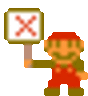 Mario No Head Shaking Sticker - Mario No Mario Head Shaking Stickers