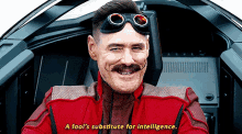 Sonic Movie Dr Robotnik GIF - Sonic Movie Dr Robotnik A Fools Substitute For Intelligence GIFs