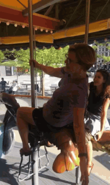 Horse Carousel GIF - Horse Carousel Fun Ride GIFs