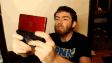 Sonic Shirt Sneeze Gameboy GIF - Sonic Shirt Sneeze Gameboy GIFs