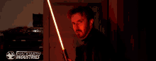 Attack The Hacksmith GIF - Attack The Hacksmith Real Burning Lightsaber GIFs