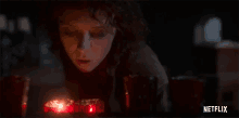 Blow A Candle The Haunting Of Bly Manor GIF - Blow A Candle The Haunting Of Bly Manor Lights Off GIFs