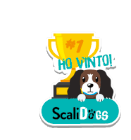 Scalidogs Cane Sticker - Scalidogs Dog Cane Stickers