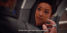 turns out you can con a conman michael burnham star trek discovery you can rip off a scam artist you can swindle a swindler