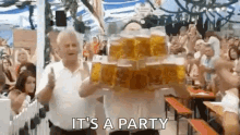 Beer Its A Party GIF - Beer Its A Party Cheers GIFs