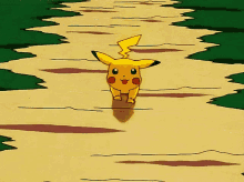 pokemon lightning yellow running animation