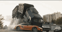 Collision Fast And Furious9 GIF - Collision Fast And Furious9 Truck GIFs