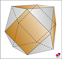 Cuboctahedron Cube Sticker - Cuboctahedron Cube Euler Stickers