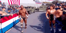 shelton benjamin chad gable entrance wwe tribute to the troops