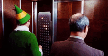 bad elf elf movie will ferrell elevator funny