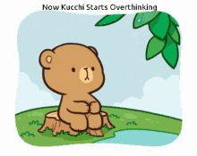 Kucchi Starts Overthinking Milk And Mocha GIF - Kucchi Starts Overthinking Milk And Mocha Waiting GIFs