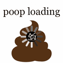 pooping dog