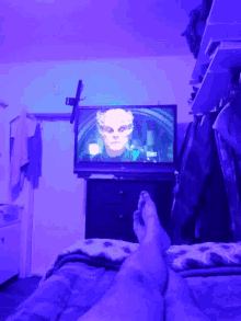 Bed Time Chilling GIF - Bed Time Chilling Watching Tv GIFs
