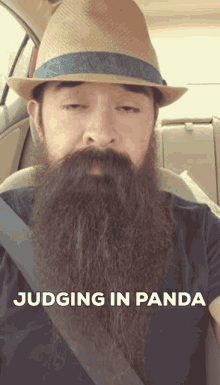 judge judging panda beard angel