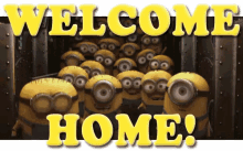 welcome home minions