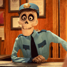 Police Coco GIF - Police Coco Jaw Drop GIFs
