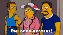 Simpsons Faint GIF - Simpsons Faint Good Heavens GIFs