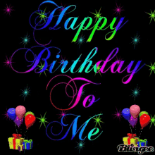 Happy Birthday To Me Birthday Greeting GIF - Happy Birthday To Me Birthday Greeting Balloons GIFs