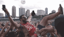 Crowd Surfing Passed On Overhead GIF - Crowd Surfing Passed On Overhead Having A Good Time GIFs