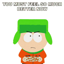 you must feel so much better now kyle broflovski south park s5e2 it hits the fan