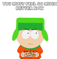 You Must Feel So Much Better Now Kyle Broflovski Sticker - You Must Feel So Much Better Now Kyle Broflovski South Park Stickers