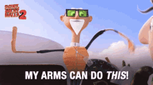 Cloudy2 Chester V GIF - Cloudy2 Chester V My Arms Can Do This GIFs