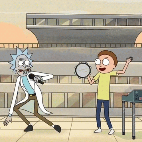 Rick Y Morty Cantando GIF - Rick Y Morty Cantando GIFs