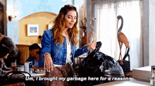 Schitts Creek Alexis Rose GIF - Schitts Creek Alexis Rose Um I Brought My Garbage Here For A Reason GIFs