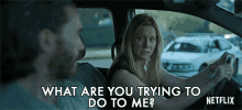 What Are You Trying To Do To Me Laura Linney GIF - What Are You Trying To Do To Me Laura Linney Wendy Byrde GIFs