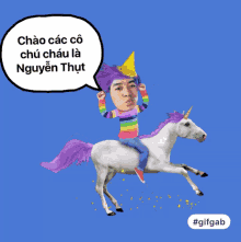 gif gab unicorn hands up rainbow nguyen thut