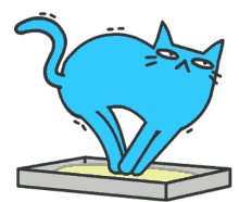 Cat Crazy Blue Cat GIF - Cat Crazy Blue Cat Toil GIFs