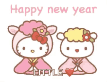 hello kitty happy new year bow oops