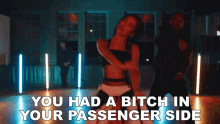 You Had A Bitch In Your Passenger Side Jhene Aiko GIF - You Had A Bitch In Your Passenger Side Jhene Aiko A And B Song GIFs