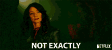 Not Exactly Michelle Gomez GIF - Not Exactly Michelle Gomez Mary Wardell GIFs