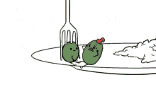 Dead Olive GIF - Peas Dead Omg GIFs