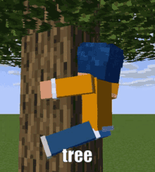 Tree Minecraft GIF - Tree Minecraft Big Boi GIFs