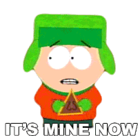 Its Mine Now Kyle Broflovski Sticker - Its Mine Now Kyle Broflovski South Park Stickers