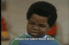Whatcha Talkin Bout Willis GIF - Different Strokes Arnold Jackson Willis GIFs