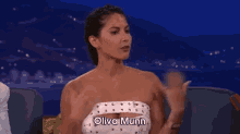 Olivia Munn On Conan GIF - Olivia Munn Late Night With Conan Conan GIFs