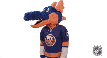 New York Islanders Sparky The Dragon GIF - New York Islanders Sparky The Dragon Kiss GIFs