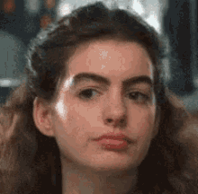 Anne Hathaway Flirting GIF - Anne Hathaway Flirting Stare GIFs