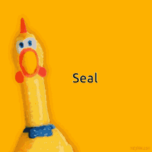 Seal Central Rubber Chicken GIF - Seal Central Seal Rubber Chicken GIFs