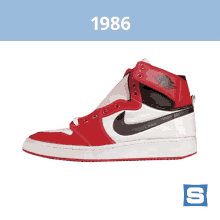 1986: Air Jordan 1 Ko "Chicago" GIF - Sole Collector Shoes Sneakers GIFs