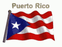 Puerto Rico Flag Animated Flag GIF - Puerto Rico Flag Animated Flag Wave GIFs