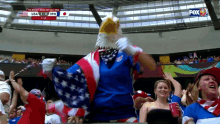 america eagle freedom soccer usa vs japan