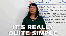 Its Really Quite Simple Rebecca GIF - Its Really Quite Simple Rebecca Learn English With Rebecca GIFs