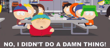No I Didnt Do A Damn Thing Eric Cartman GIF - No I Didnt Do A Damn Thing Eric Cartman Stan Marsh GIFs